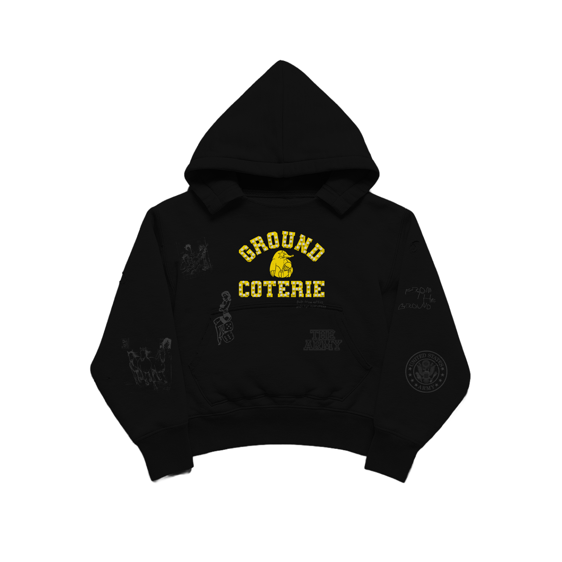 “Khalifa” Rhinestone Hoodie