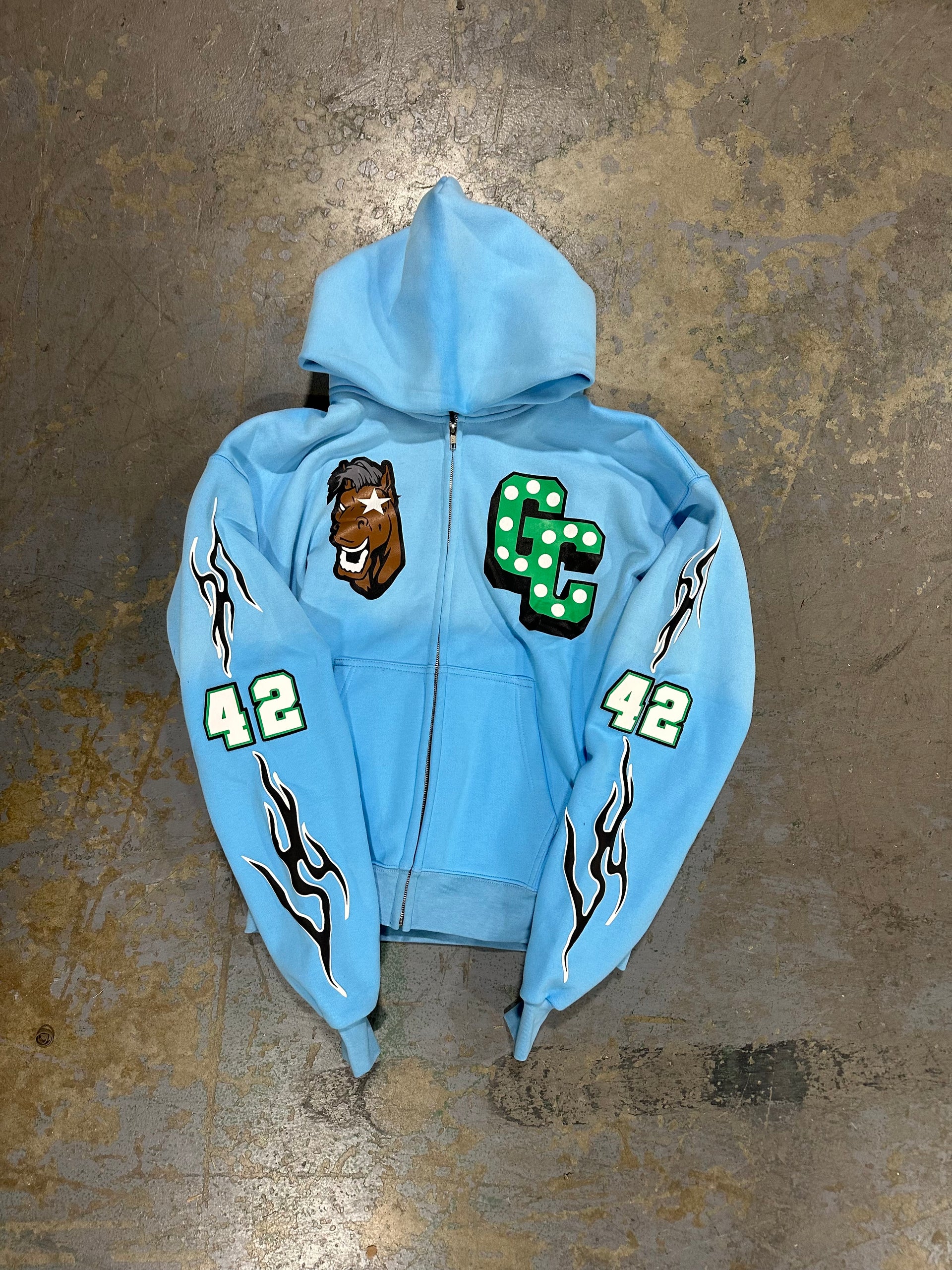 “Terrain” Zipup Hoodie